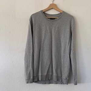 Goodlife Longsleeved Crewneck in Gray Sz M
